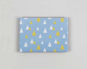 Gift wrap, sheets, DIN A3, Christmas, trees // Gift wrap sheets A3 - Alma Mini 09