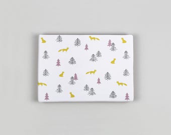 Gift wrap, sheet, DIN A3, Christmas, fox // Gift wrap sheet A3 - Alma Mini 03