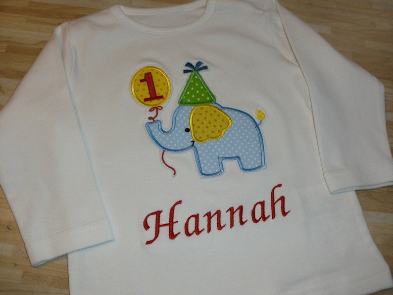 Birthday Shirt Elephant image 4