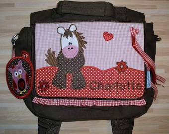 Kindergartentasche, Kinderrucksack "Pferd"