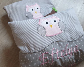 Baby Blanket & Pillow Set Owl