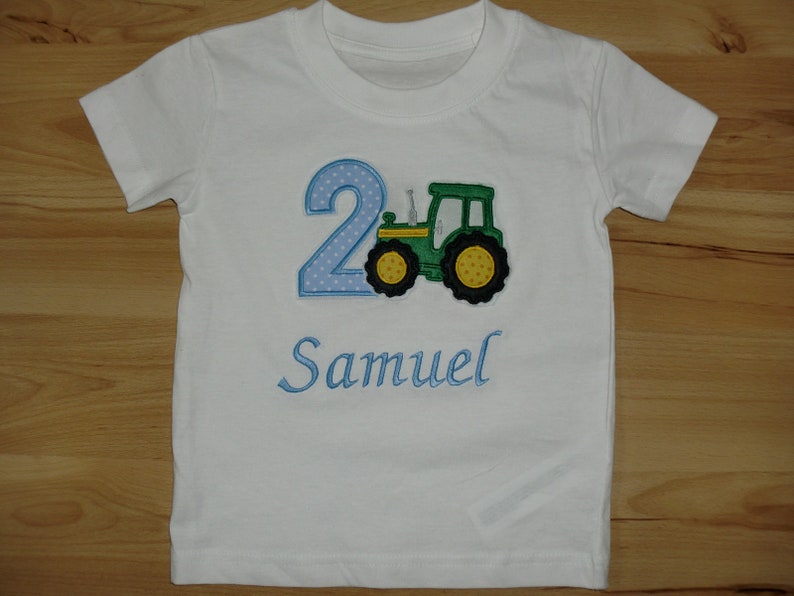 Birthday Shirt Tractor, Trecker image 2