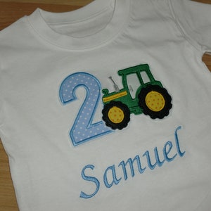 Birthday Shirt Tractor, Trecker image 1