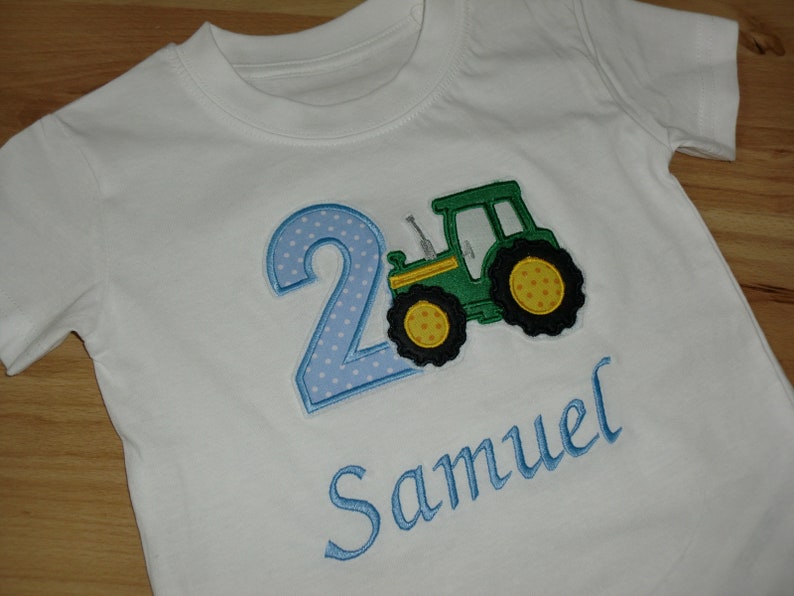 Birthday Shirt Tractor, Trecker image 1