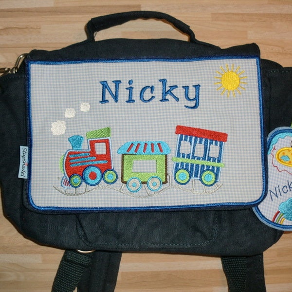 Kindergartentasche,Kinderrucksack "Kleine Lok"