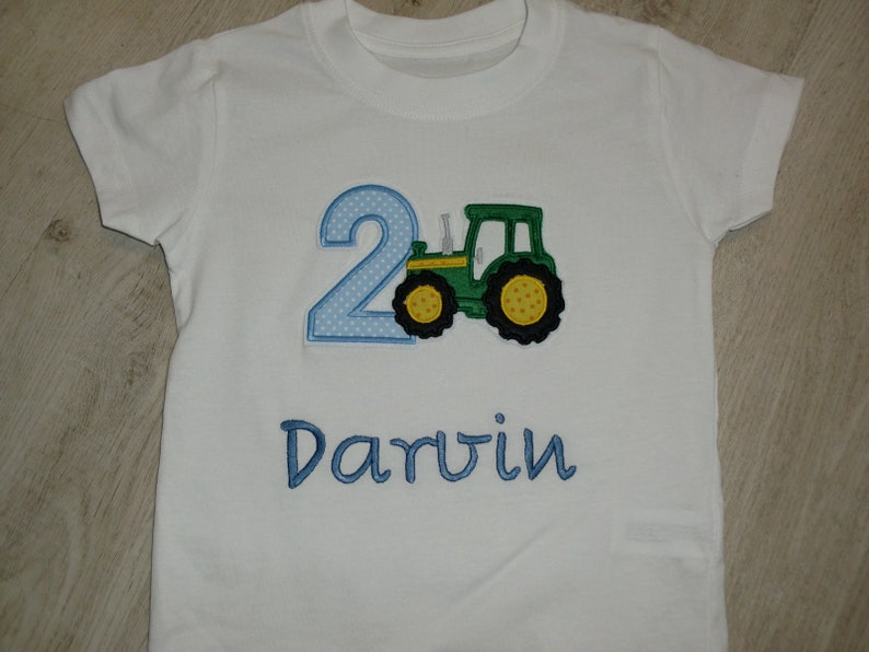 Birthday Shirt Tractor, Trecker image 3