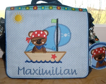 Kindergartentasche,Kinderrucksack "Piratenbär"