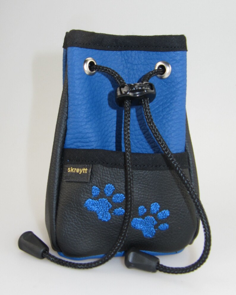 Leather lining bag, caribic blue image 6