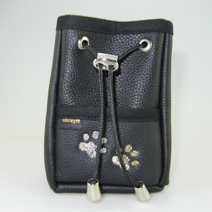 Leather lining bag, black