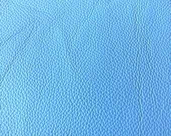 BLUE COLOR Leather Sheets Natural Leather Pieces for Crafting 