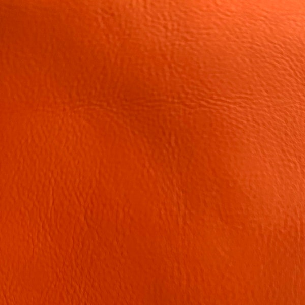 Nappaleder, orange