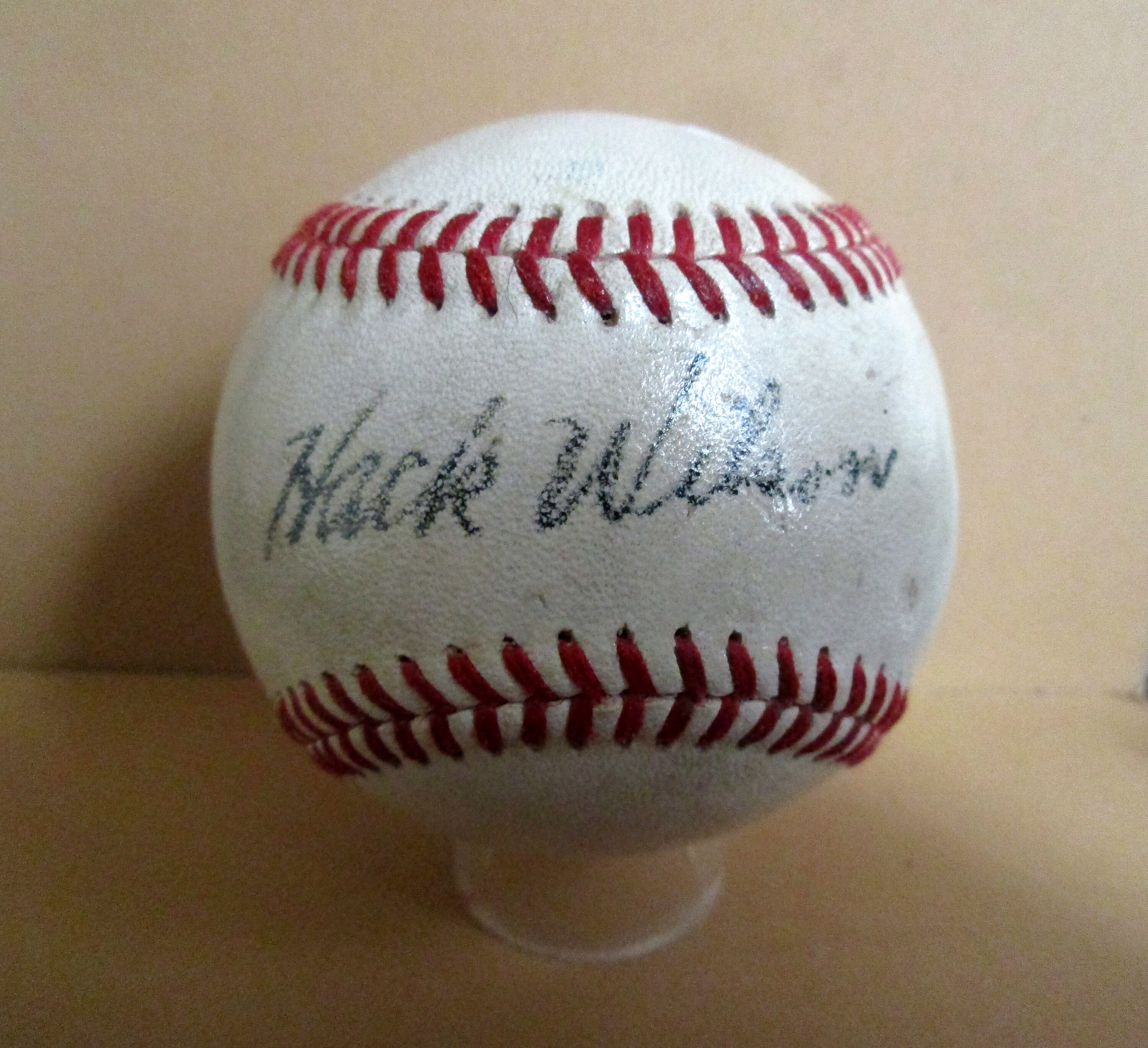 Hack Wilson Replica Autographed 1934 Baseball Etsy