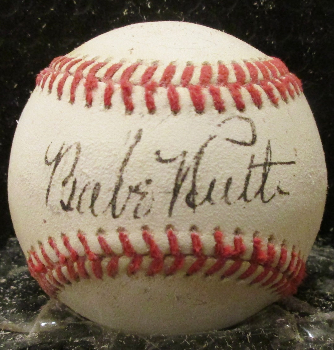 NEW for 2024* Babe Ruth 1930's Replica Autographed Baseball - Etsy