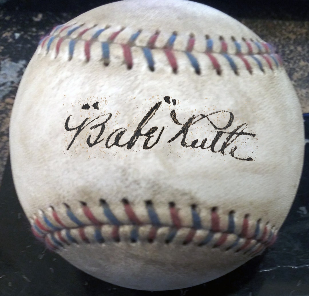 Babe Ruth Replica Autographed 1923 Baseball *NEW DESIGN FOR 2020** - Etsy