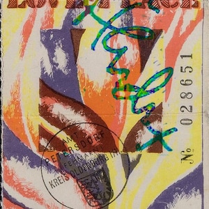 1970 Jimi Hendrix Last Concert Reproductio Autogrammed Ticket Stub