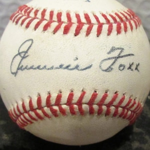 New Design for 2023 Jimmie Foxx Replica 1964 Autographed and Inscribed Baseball