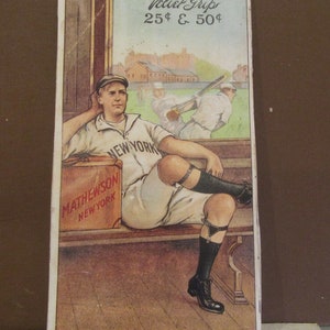 Christy Mathewson 1913 Boston Garter ristampa della carta da baseball