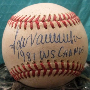 Fernando Valenzuela Replik 1981 Autogramm Baseball