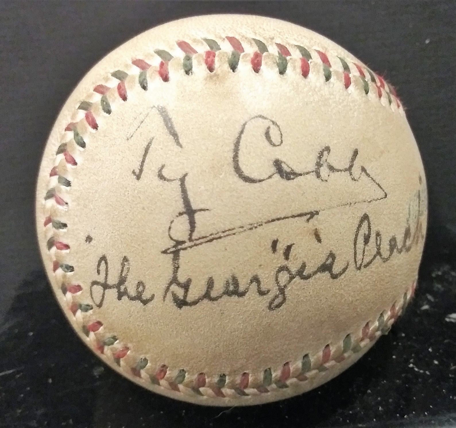 Ty Cobb 'the Peach Replica Signed & Etsy