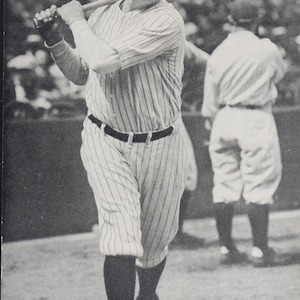Novo para 2025* Babe Ruth Reprodução 1933 Blue Bird Grape Soda Card
