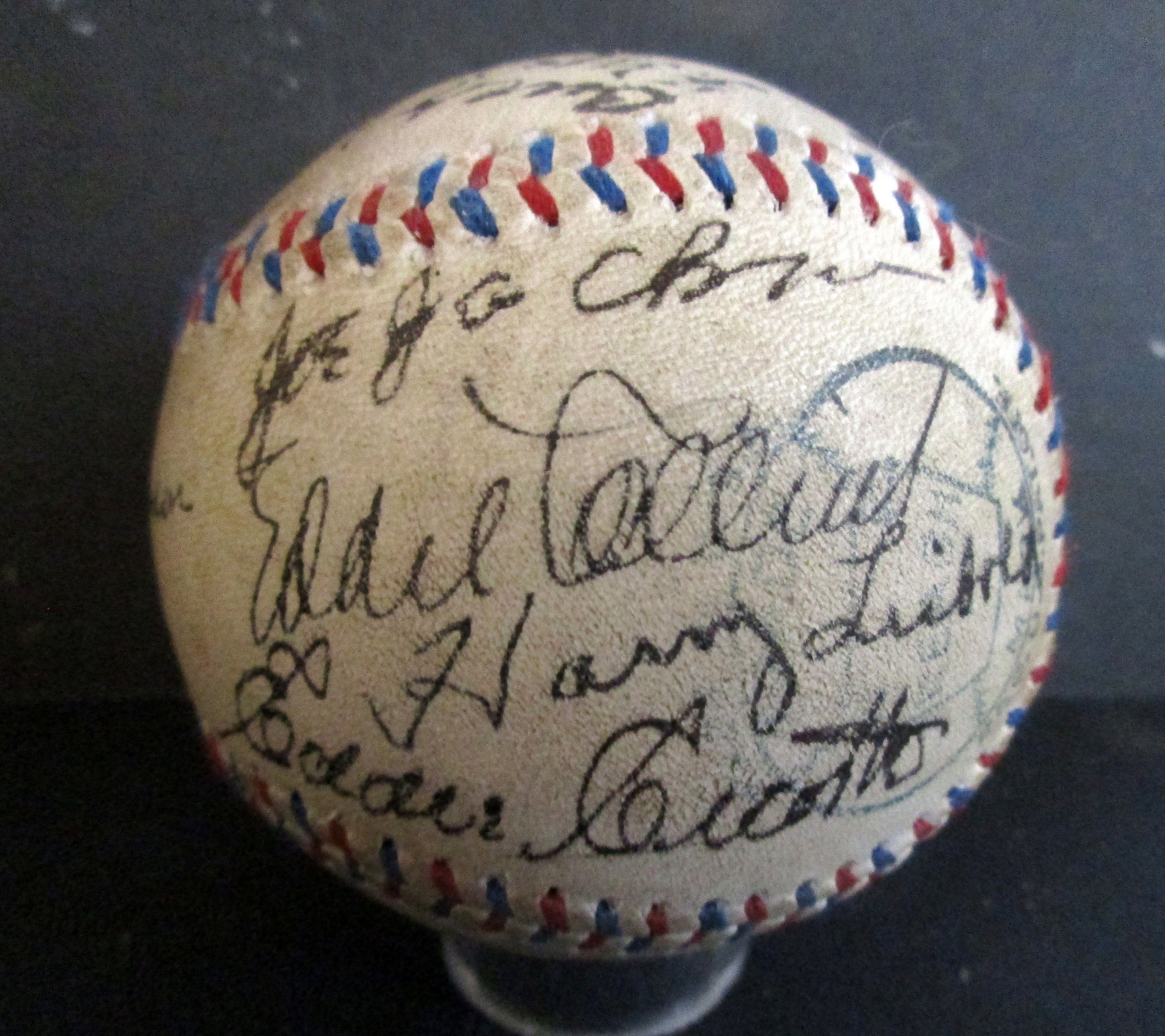 1919 Chicago White Sox Team Signed Replica Baseball W/ 