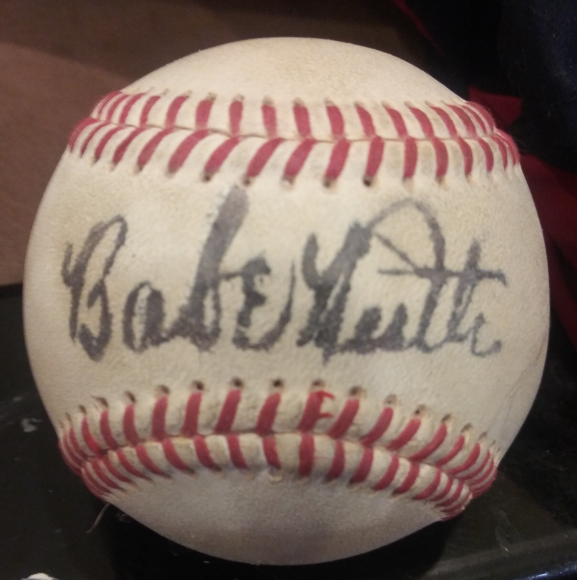 ベーブ・ルース レプリカ 1940 年代 サイン入り野球ボール - Etsy 日本