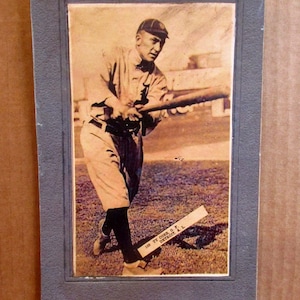 Ty Cobb Reprint 1911 Pinkerton T5 Cabinet Card
