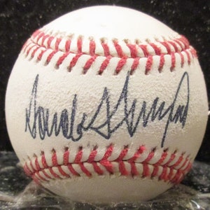 NOVITÀ per il 2024* Replica autografata di Donald Trump 2015 Baseball