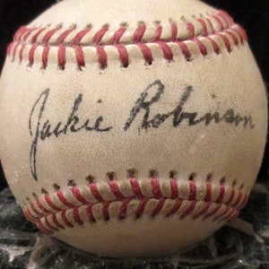 New for 2024* Jackie Robinson Replica Autographed 1949 Baseball