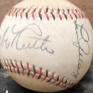 NEW DESIGN FOR 2022 Babe Ruth & Lou Gehrig Replica Autographed 1934 Tour of Japan Baseball