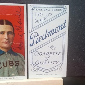 Frank Chance 1909 T206 reproductie gesigneerde honkbal kaartkousvuller