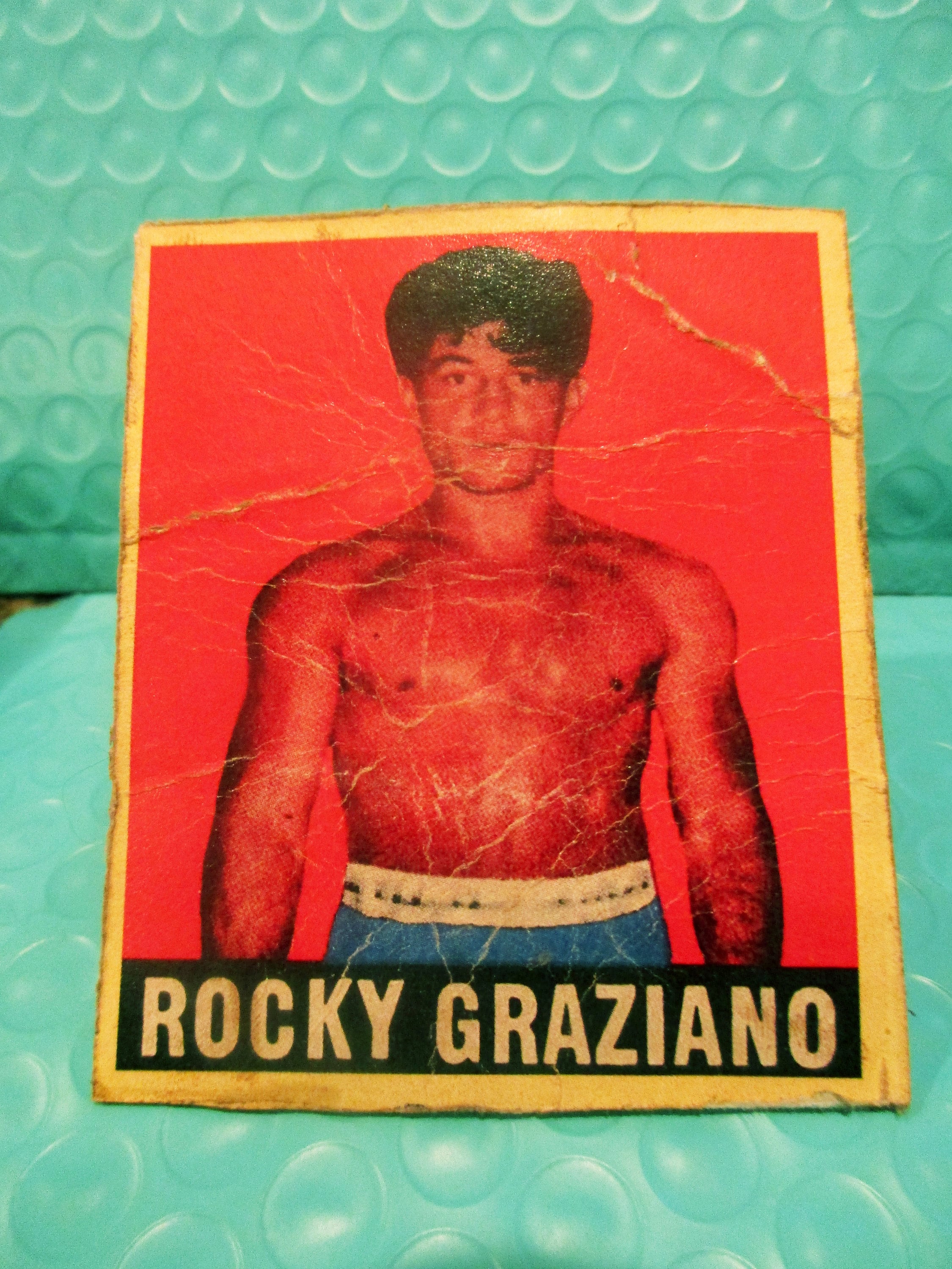  MARKUS 「BOXERS」 サイン入、布張り装丁150部限定本 Rocky Graziano Reproduction 1948 Leaf Boxing Card Stocking Stuffer