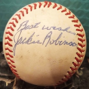 Nouveauté été 2024* Réplique Jackie Robinson, baseball des années 1960 dédicacé