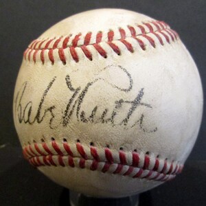 Babe Ruth Replica 1940's Autographed Baseball *NEW DESIGN FOR 2019* - Etsy