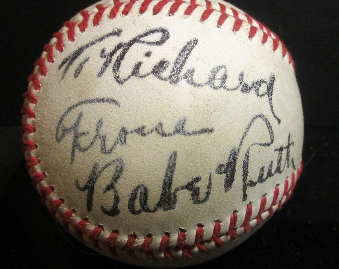 Babe Ruth Replica 1934 Autographed Baseball *NEW DESIGN FOR 2019* - Etsy