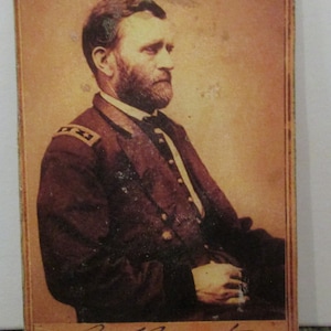 1862年 ユリシーズ・S・グラント 署名入り複製 CDV