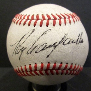 Réplica de la pelota de béisbol autografiada de Roy Campanella de 1955