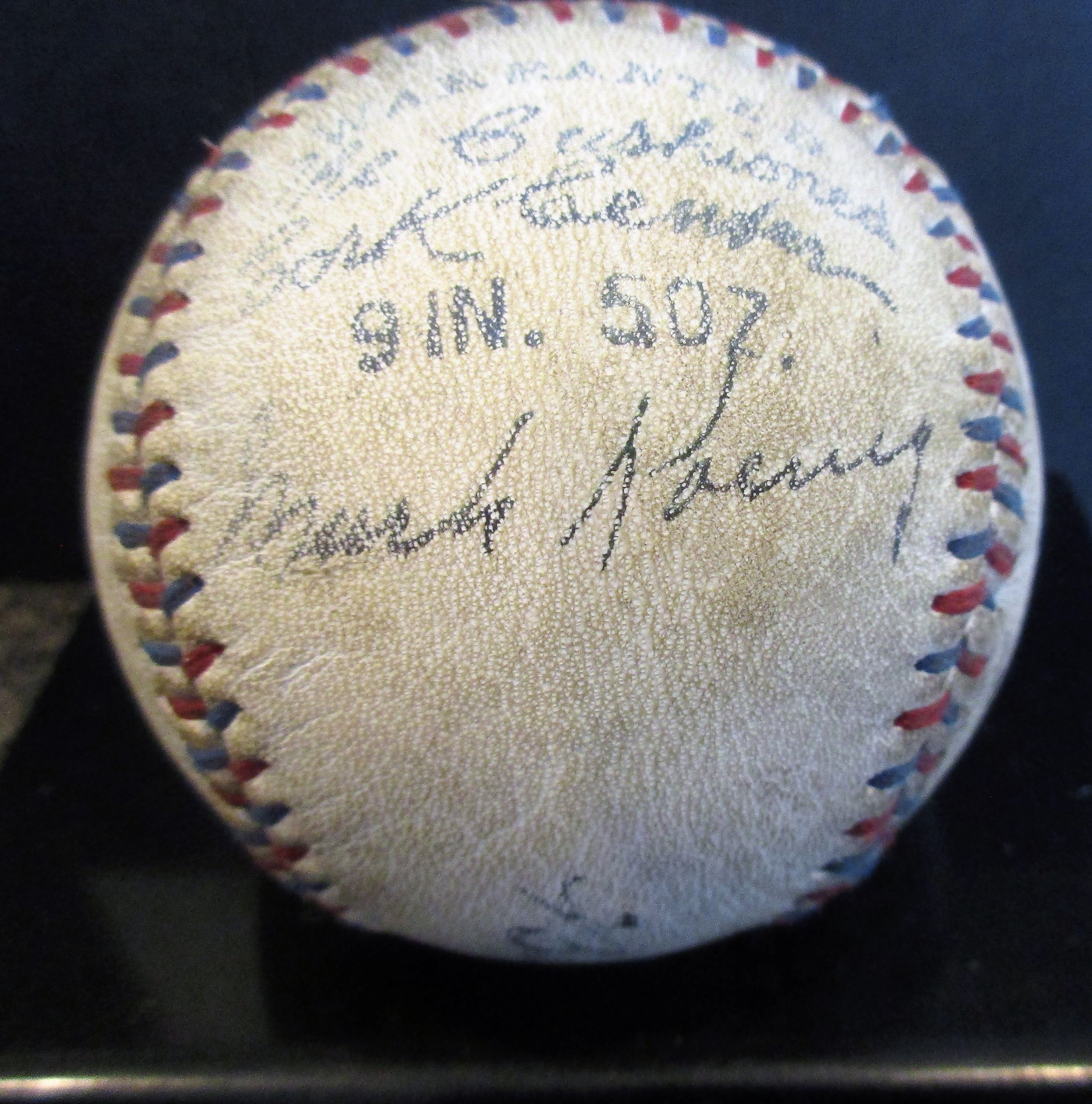 Murderer's Row 1927 Replica Autographed Baseball Babe 
