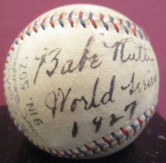 Babe Ruth Replica 1927 Autographed Baseball new Design for 