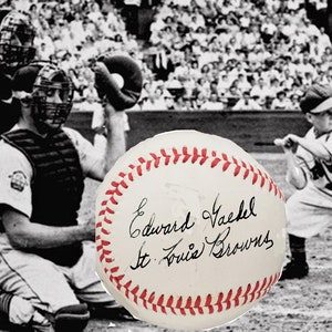 Eddie Gaedel Replica Autographed 1951 Baseball