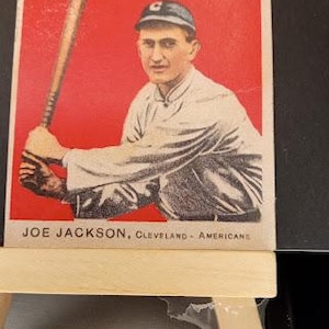 1/1 Reprodução de Joe Jackson 1914 Cracker Jack Baseball Card Stocking Stuffer