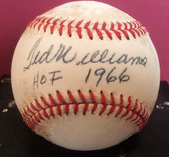 Ted Williams Replica 1980's Autographed Baseball 