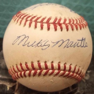 Neu für den Sommer 2024 * Mickey Mantle 1951 Eookie Era Replica Autogrammed Baseball