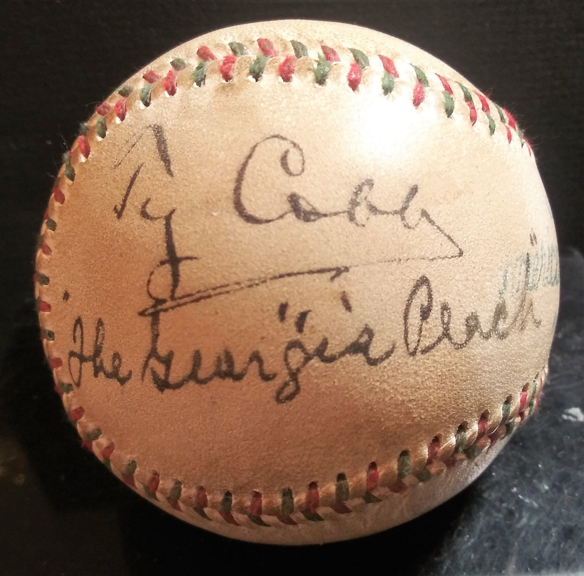 Ty Cobb 'the Peach Replica Signed & Etsy