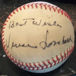 Vince Lombardi Replica 1960's Autographed Baseball
