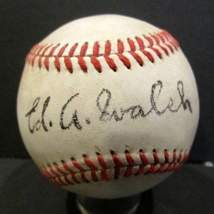Ed Walsh Replica 1930&#39;s Autographed Baseball