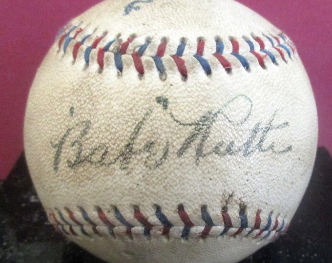 Babe Ruth Replica 1927 Autographed American League Baseball - Etsy
