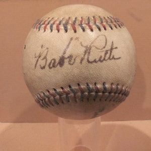 Nuova edizione limitata Babe Ruth Replica 1927 autografata Fairplay Brand Baseball Solo 20 saranno realizzati