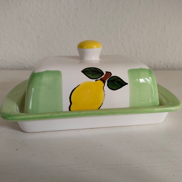 Green Butter Dish Etsy