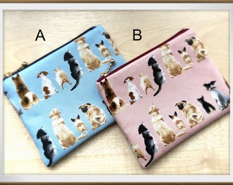 Hund Kulturbeutel,Hund täschchen,Kramtäschchen,Mini-Geldbeutel,Coin Purse,Dogs meeting,kawaii,Hund Deutschland